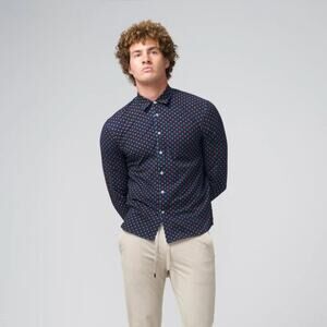 Good Man Brand Flex Pro Lite On-Point Button-Up Shirt, Small NWT